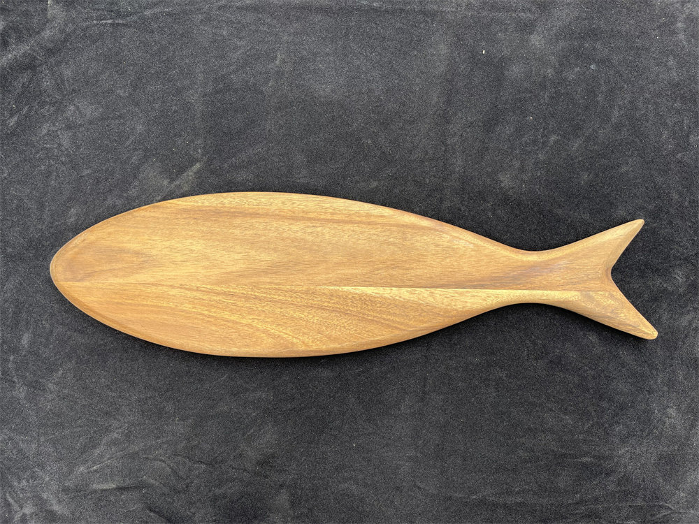 Fish Shaped Acacia Wood Cutting Board