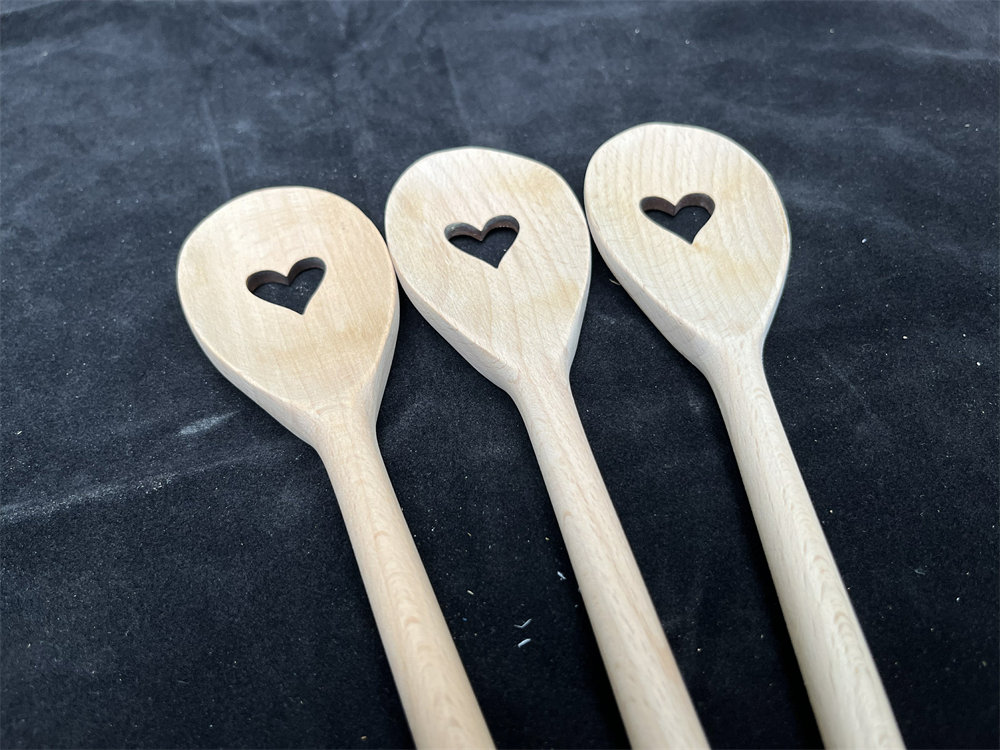 Heart Shape Beech Wood Cooking Tools 300mm