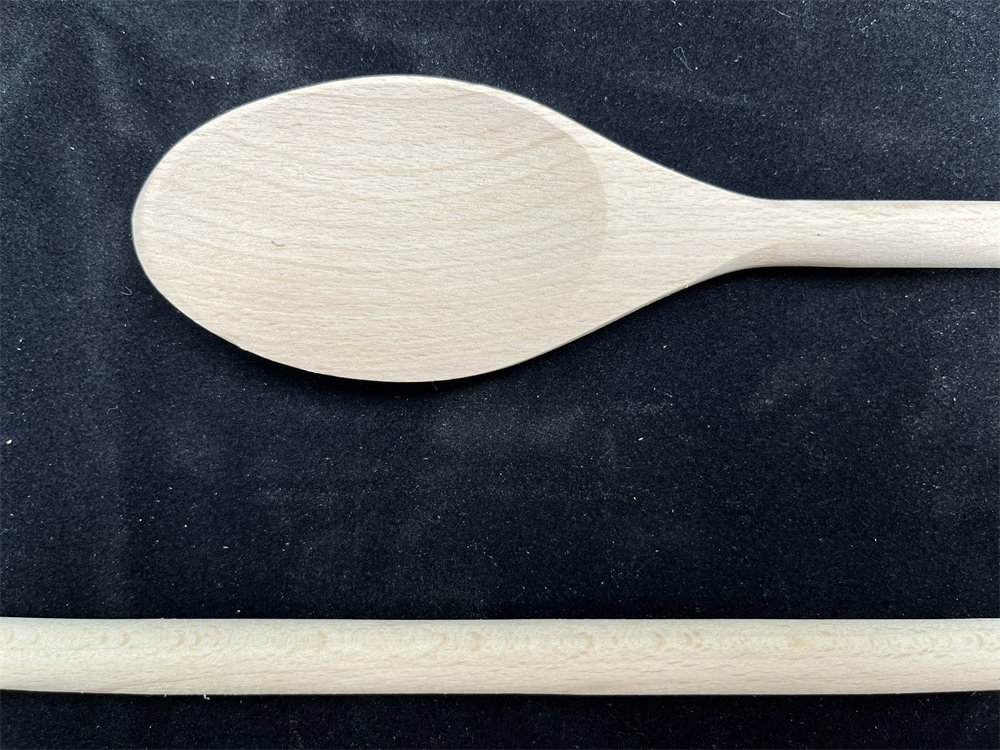 Beech Soup Spoons for Eating Mixing Stirring 350mm