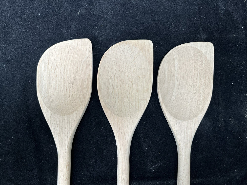 Healthy Beech Wood Scraper Spoon